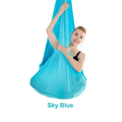 20 Color Aerial Yoga Hammock 4/5/6/7*2.8M Yoga Flying Swing for Anti-gravity Yoga Inversions Yoga Sling