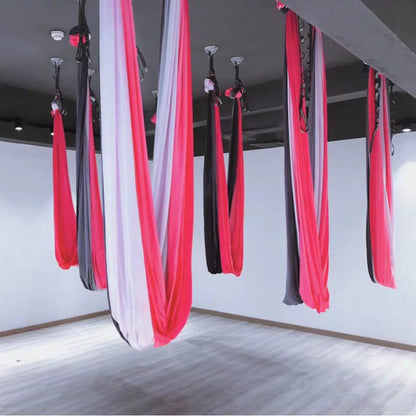 Yoga Hammock Color Gradient Space Yoga Anti-Gravity Traction Strength Training Stretch Training Yoga Fitness Equipment