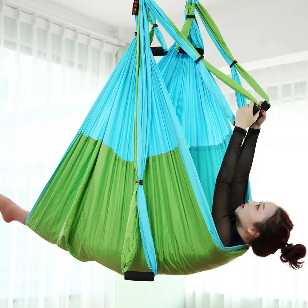 Aerial Yoga Hammock Strong Antigravity Yoga Swing Flying Sling Inversion Tool for Air Yoga Inversion Exercises