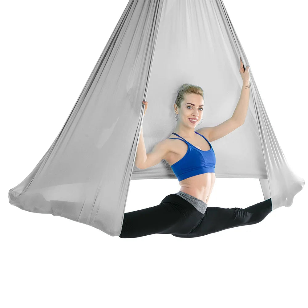 20 Color Aerial Yoga Hammock 4/5/6/7*2.8M Yoga Flying Swing for Anti-gravity Yoga Inversions Yoga Sling