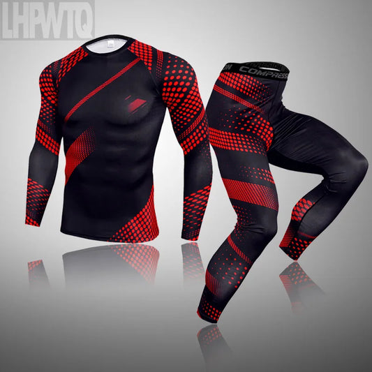 Brand New Winter Thermal Underwear Sets Men Long Johns Thermal Thermo Clothes  Men's clothing compression men t-shirt leggings