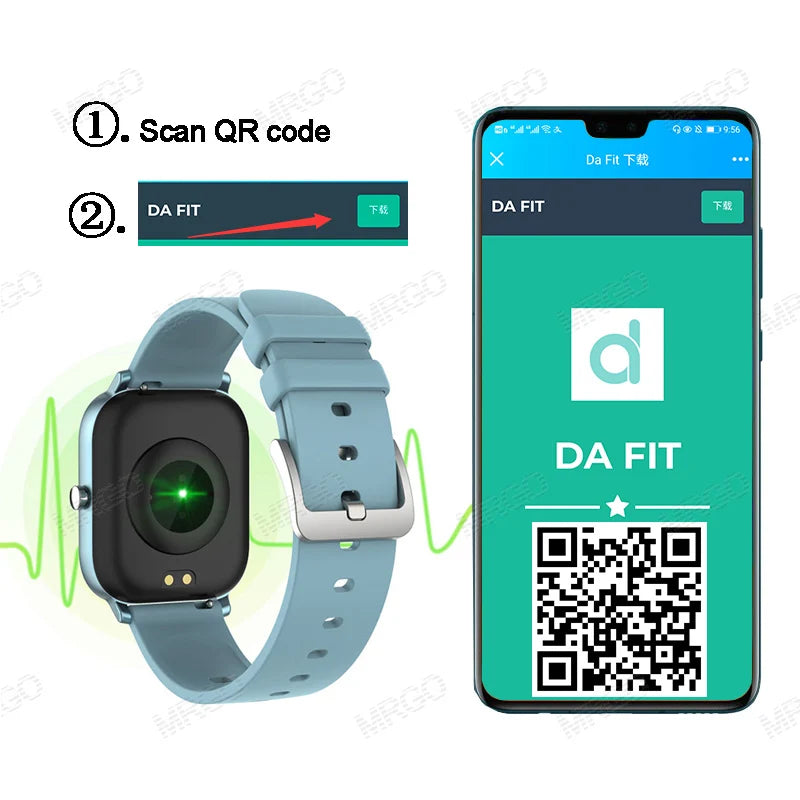 P8 Smart Watch Men Women Heart Rate Blood Pressure Monitor Bluetooth Connect Smartwatch Fitness for Android Sport Watch Smart