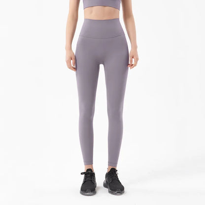 TRY TO BN Gym Leggings Yoga Pants Women Sports Fitness Naked Feeling High Waist Elastic Workout Push Up Leggings Tights Women