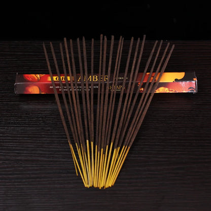 India Incense Amber Aroma Incense Stick Original Imported Big Box Air Clean Fragrance Incense Home Decor