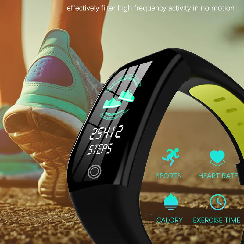 F21 Smart Bracelet GPS Distance Fitness Activity Tracker IP68 Waterproof Blood Pressure Watch Sleep Monitor Smart Band Wristband