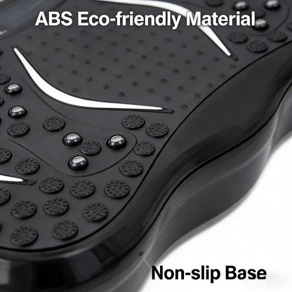 Full Body Vibration Plate Machine, Home Exercise Equipment with Remote & Resistance Bands, Weight Loss & Lymphatic Drainage
