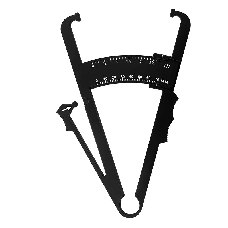 Body Fat Loss Tester Calculator Caliper Fitness Clip Fat Measurement Tool Slim Chart Skinfold Test Instrumen