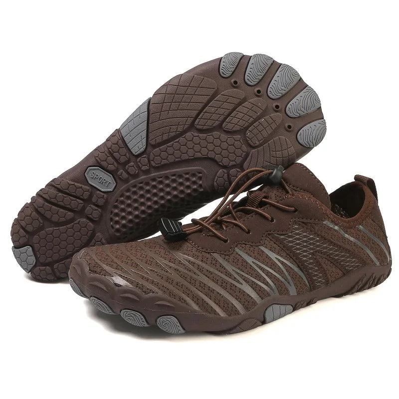 Men's Water Wading Shoes Outdoor Rubber Soles, Anti Slip Lightweight and Comfortable Hiking Shoe Women's Fitness Training Shoes