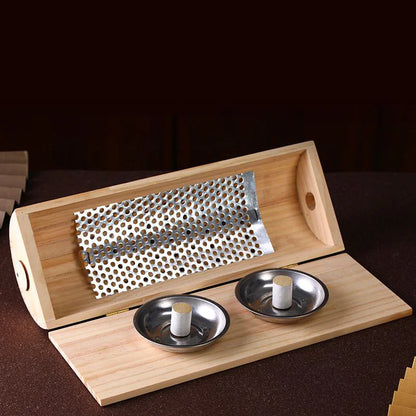 Cervical Pillow Heated Rigid Massager Neck Waist Warm Moxa Therapy Moxibustion Burner Joint Relaxation Massage Relieve Pain