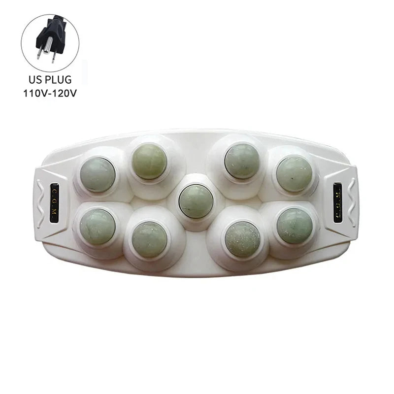 Heat Therapy Natural Jade Massageadon Physical Therapeutic Device For Body Tens Massage Relaxation and Muscle Stimulator