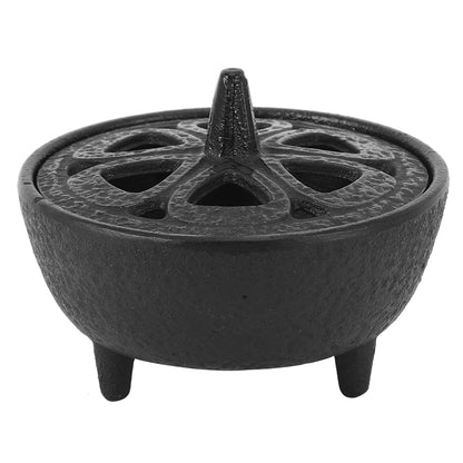 Cast Iron LotusShaped Incense Aromatherapy Burner for Home Decoration Bathroom Bedroom