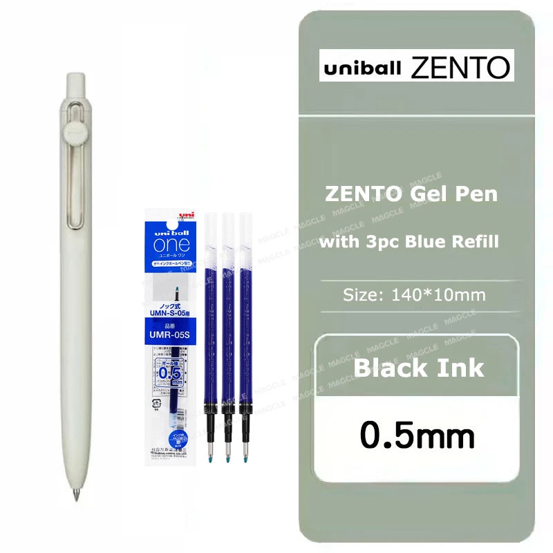 New Uniball Gel Ink Pen 0.5/0.38mm Multiple Colors Rod Smudge-Proof Fine Writing Without Fatigue Notes Journaling Drawing Tools