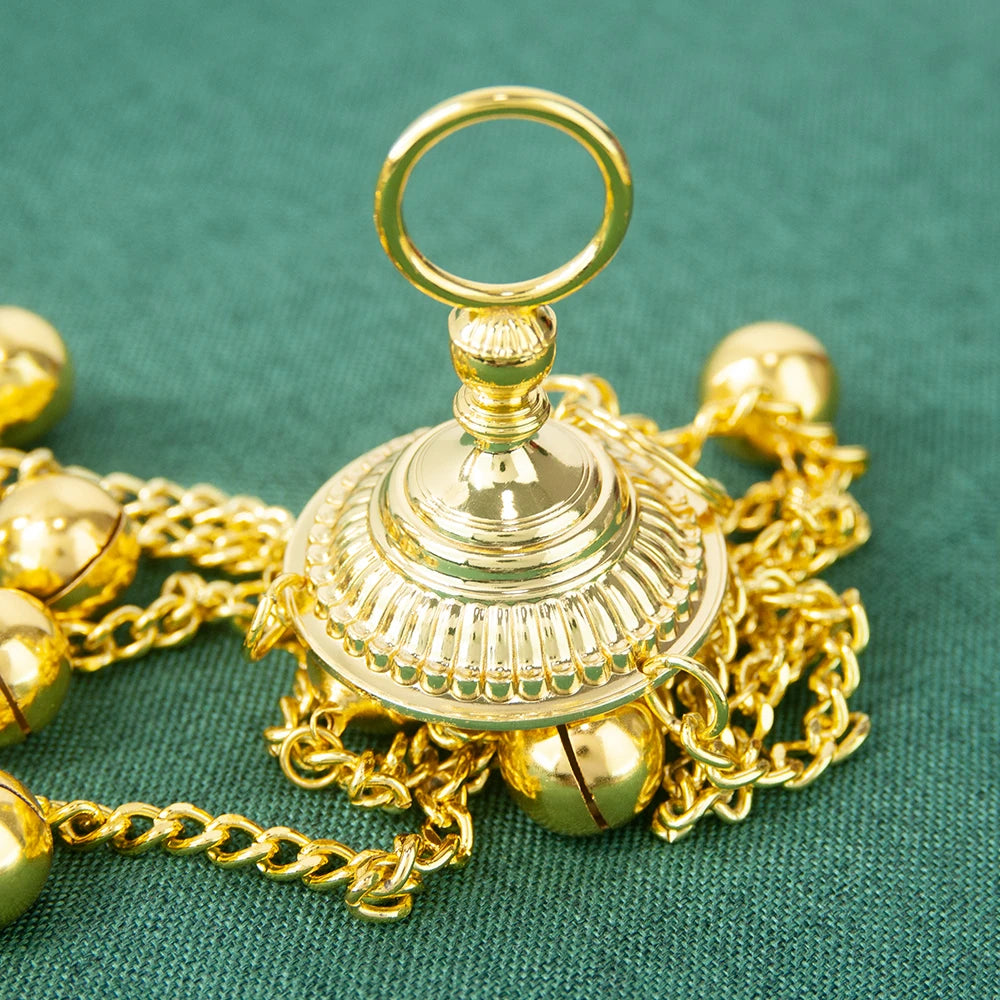 HTISOK Orthodox Incense Burner Gold Plated Censer with Enamel Home Hanging Incense Charcoal Burner Church Sacrificial Supplies