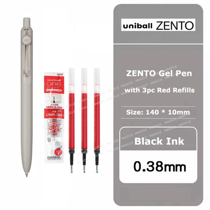 New Uniball Gel Ink Pen 0.5/0.38mm Multiple Colors Rod Smudge-Proof Fine Writing Without Fatigue Notes Journaling Drawing Tools