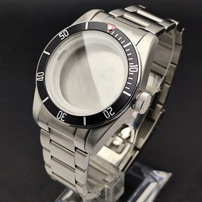 41mm Men's M8215 Watch Accessories Stainless Steel High Quality Case Sapphire Glass Suitable For M8215 Movement 31mm Dial