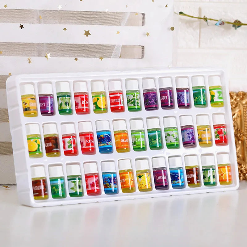 12PCS 3ML Air Freshener Natural Plant Aromatherapy Essential Oil Air Conditioning Perfume Aroma Diffuser Fragrance Humidifier