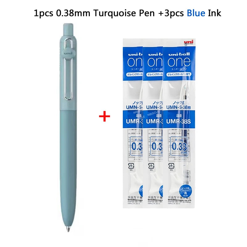 New Uniball Gel Ink Pen 0.5/0.38mm Multiple Colors Rod Smudge-Proof Fine Writing Without Fatigue Notes Journaling Drawing Tools