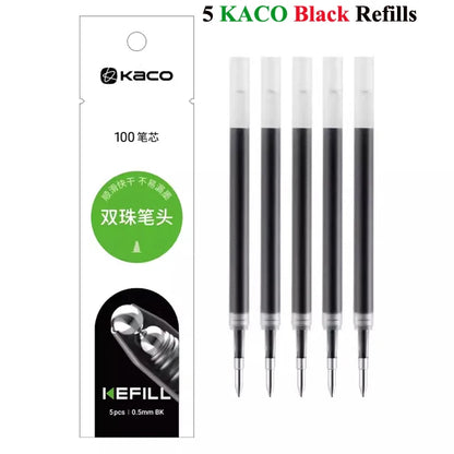 KACO Cute Pink SAKURA Gel Ink Pen Set,0.5mm Smooth Writing Sinature Pens Girls Box Gift for School Office Journaling