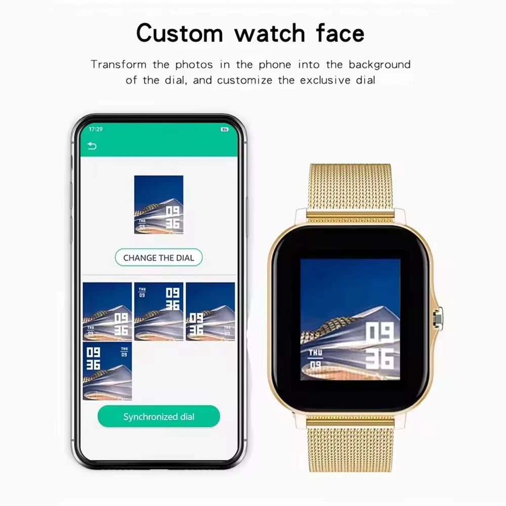 Lenovo Smartwatch Men Women Wristwatches Smart Watch Message Fitness Bracelet Birthday Gift Electronic Watch For Android IOS
