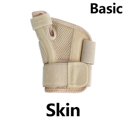 Flexible Fitness Splint Wrist Thumb Support Brace Carpal Tunnel  for Tendonitis Arthritis Thumb Protector Fits Right & Left hand