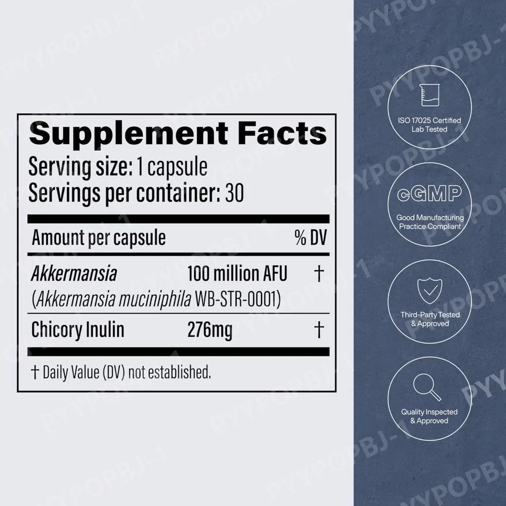 A Live Probiotic Supplement for Women and Men - Improves Digestive Health, Includes Fiber