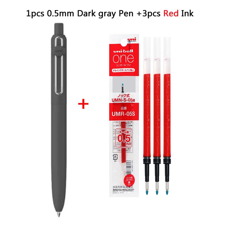 New Uniball Gel Ink Pen 0.5/0.38mm Multiple Colors Rod Smudge-Proof Fine Writing Without Fatigue Notes Journaling Drawing Tools