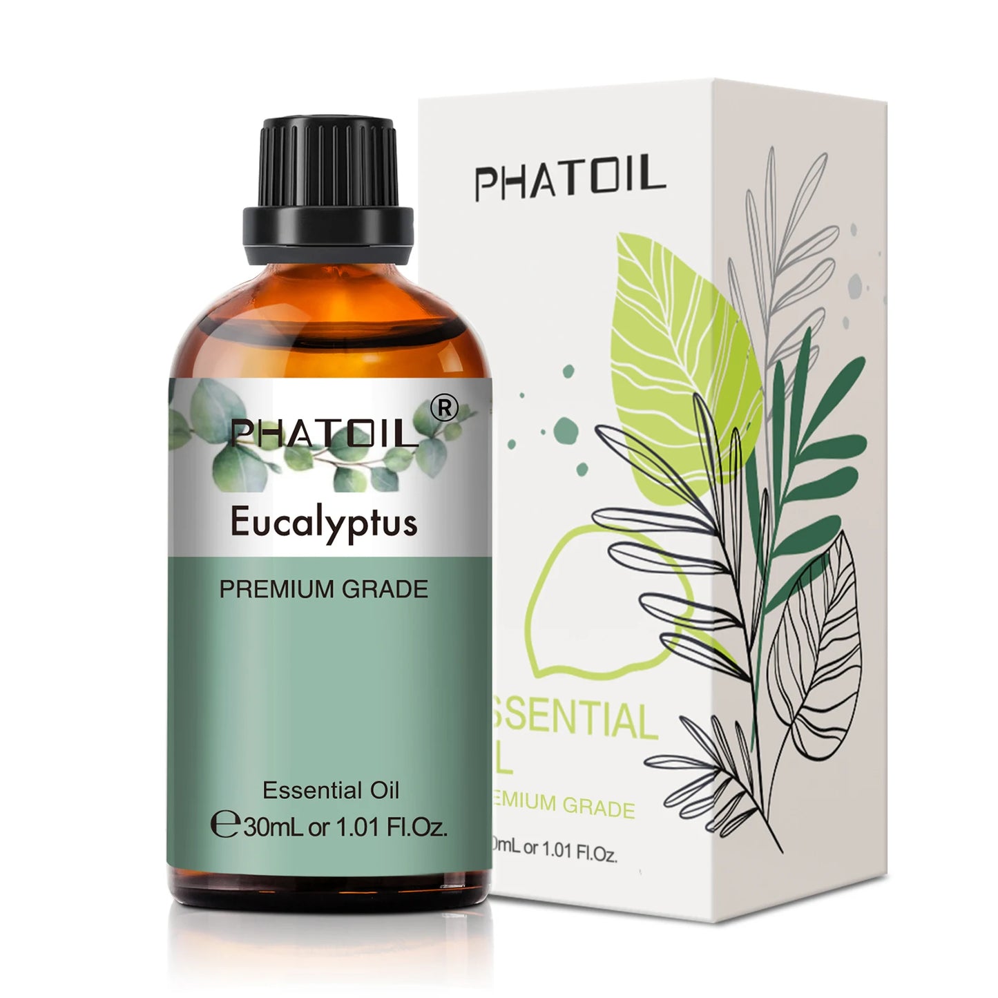 PHATOIL Reed Diffuser Essential Oil For Aromatherapy-30ml Lavender Lemon Eucalyptus Sweet Orange Sandalwood Aroma Essential Oils