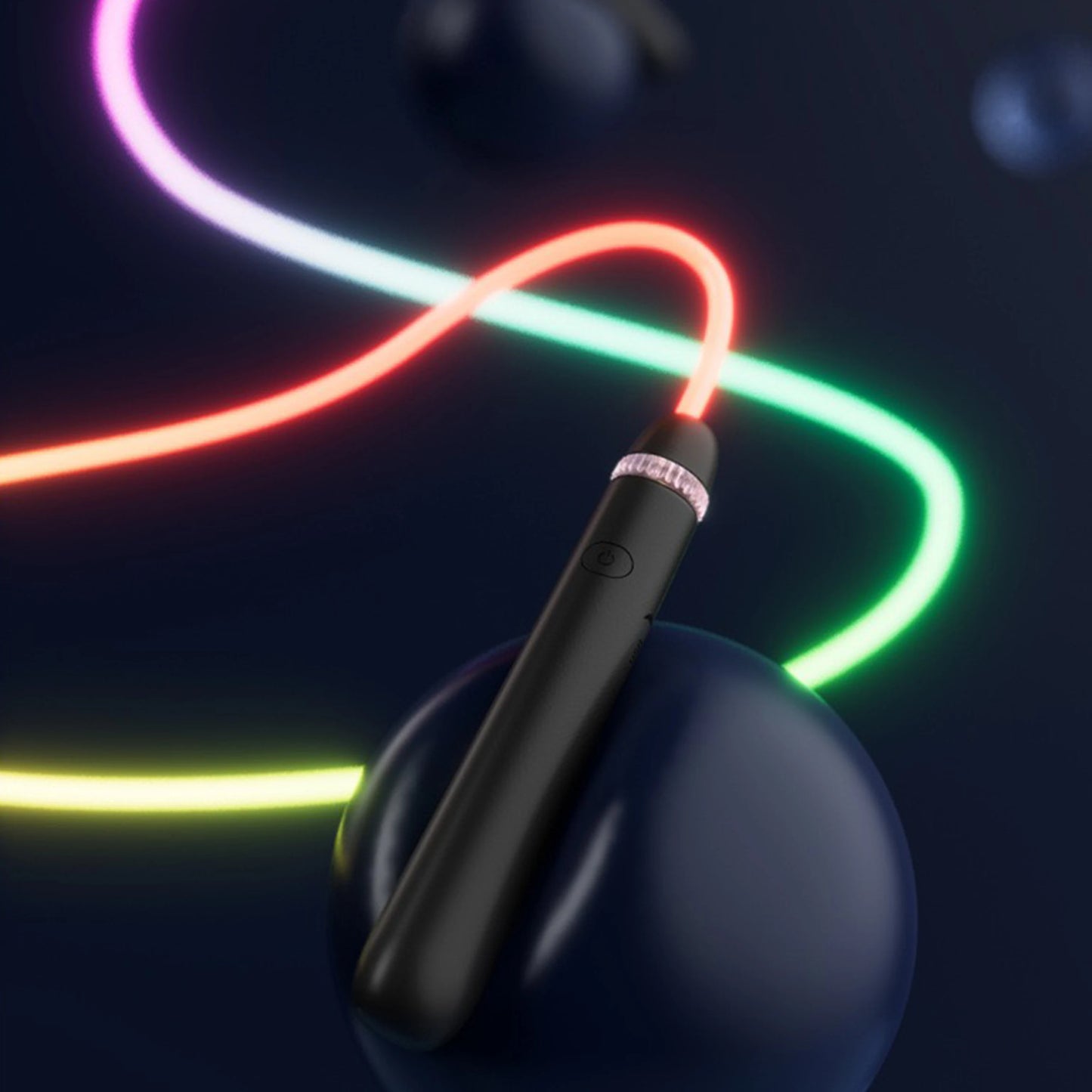 Luminous jump rope fitness training sports jump rope and lightsaber same style Type-c charging, large capacity battery