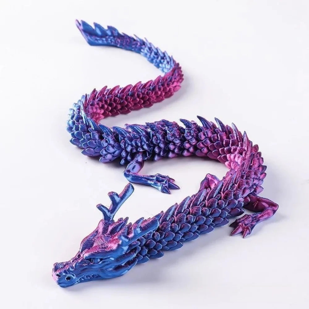Articulated Dragon Figurine 3D Printed Dragon Egg Mini Model Home Desk Car Ornament Art Craft Decor for Indoor Daily Scenes
