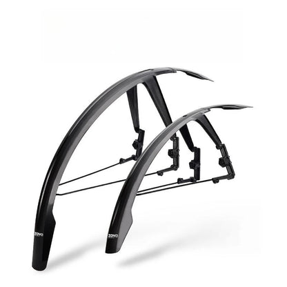 Road Mountain Bike Mudguard Quick-release Waterproof Lengthened Lightweight Streamlined Shape Bicycle Fenders Bicycle Parts