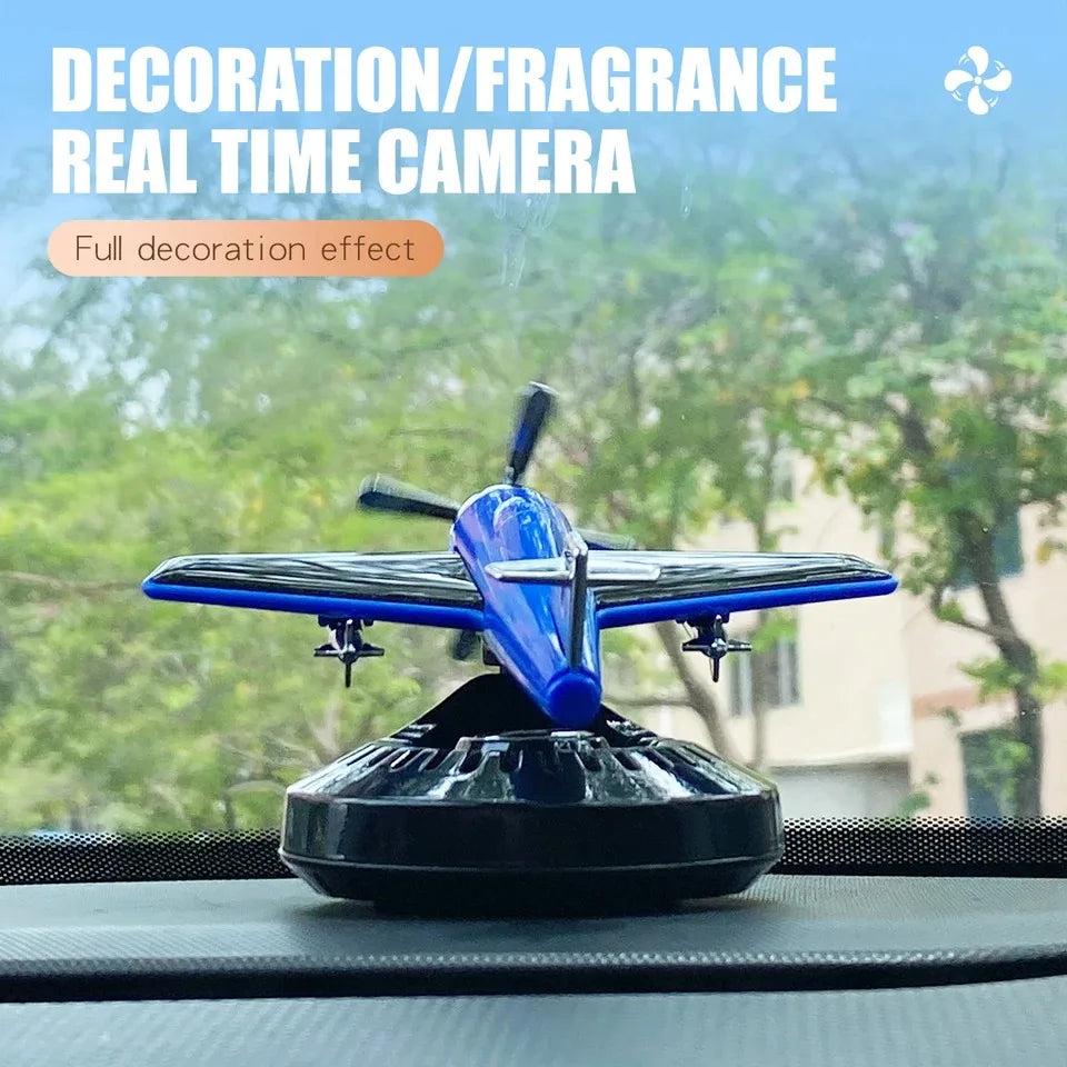 Car Indoor Air Freshener Helicopter Aromatherapy Perfume Solar Aircraft 360 Degree Rotating Aromatherapy Automobile Perfume