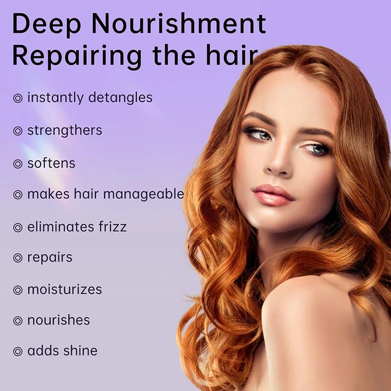PURC Leave-In Spray Hair Conditioner Hot Dyeing Damaged Repairing Hair Mask Hair Care Set Smoothing Nourishing Hair Treatment
