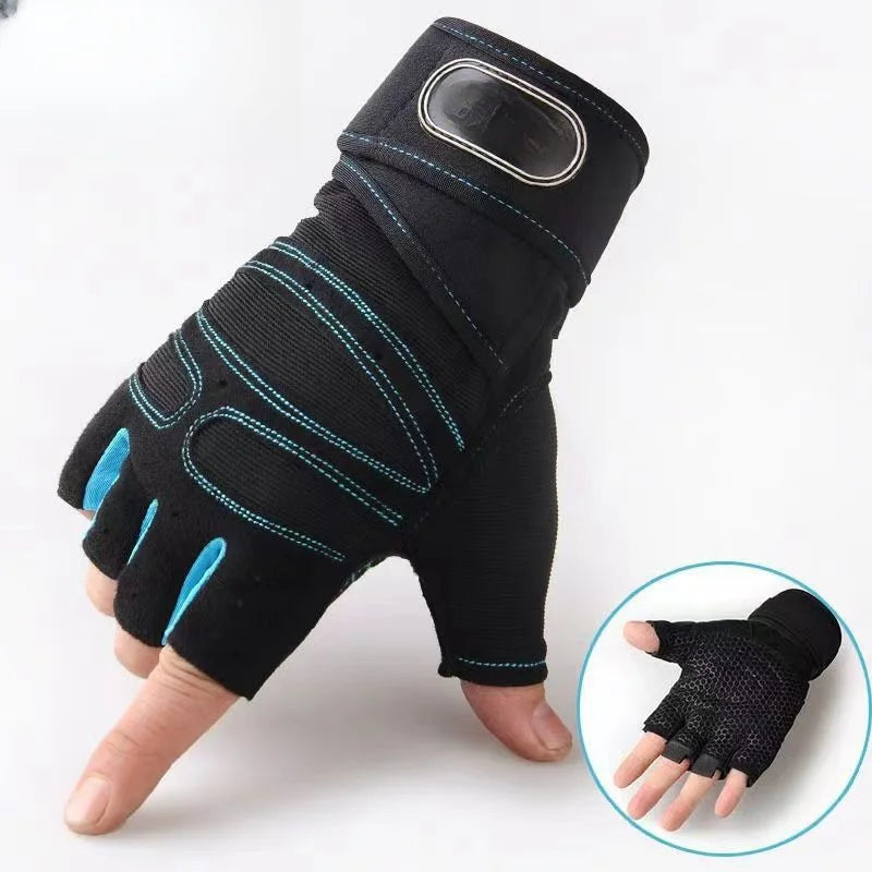 Gym Gloves Fitness Weight Lifting Gloves Body Building Training Sports Exercise Cycling Sport Workout Glove for Men Women M/L/XL