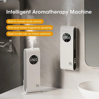 Automatic Sensor Aromatherapy Machine with Night Light Rechargeable Home Fragrance Aromatherapy Essential Oil Diffuser Scent
