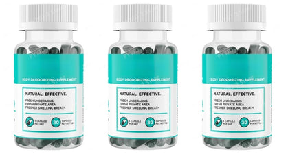Chlorophyll Capsules - Natural Plant-based Daily Supplements Containing Herbal Ingredients - Plant-based Capsules
