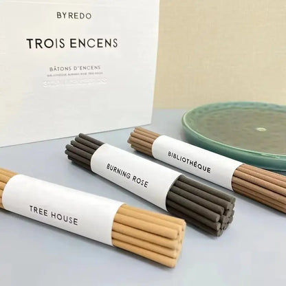 New Hot Byrode Thread Incense Limited Classic 60 Sticks Of Library Rose Indoor Aromatherapy Fireless Rattan Thread Incense Gifts