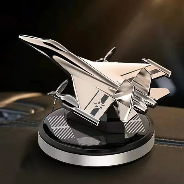 Solar car air freshener  aircraft rotating aromatherapy perfume car long lasting fragrance car interior decoration Accessories
