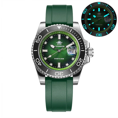 ADDIESDIVE New 41mm Men Watch Diving 200m Waterproof  AD2089 Top Brand Diver Wristwatch Stainless Steel Luminous Leisure Watch