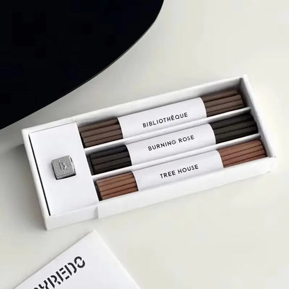 New Hot Byrode Thread Incense Limited Classic 60 Sticks Of Library Rose Indoor Aromatherapy Fireless Rattan Thread Incense Gifts