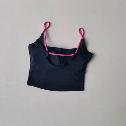Yoga suit, camisole, vest, women's new style with chest cushion, Pilates summer sexy fitness bra