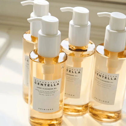 Korean Centella Skincare Set Foam, Acne Toning Toner,Ampoule,Moisturizing Cream,Cleansing Oil Daily Face Care Products 5pcs Set