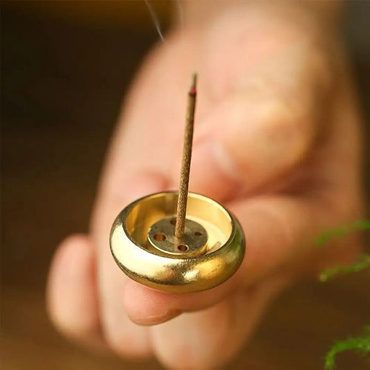 New Cones Censer Sandalwood Coil Base Copper Incense Holder Incense Sticks Burner Home Decoration Mini Accessories