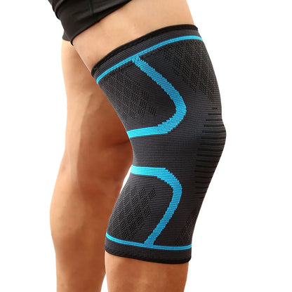 2Pcs Elastic Knee Pads Fitness Knee Support Braces Elastic Nylon Sport Compression Knee Pad Sleeve for Basketball Volleyball