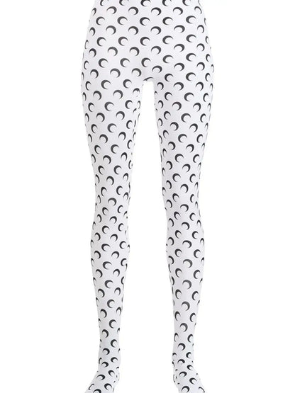 Moon Print Sports Leggings Trousers Elastic Slimming Casual Wear Outdoor Indoor ular Long Pants Thin Material Fem