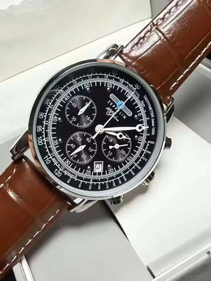 2025 New fashion Led Zeppelin series quartz machine men's retro business casual men's watch