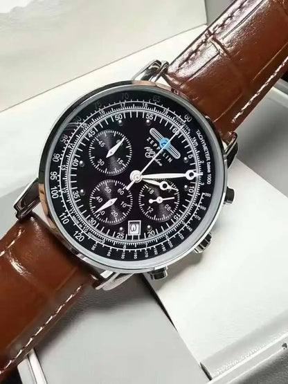 2025 New fashion Led Zeppelin series quartz machine men's retro business casual men's watch