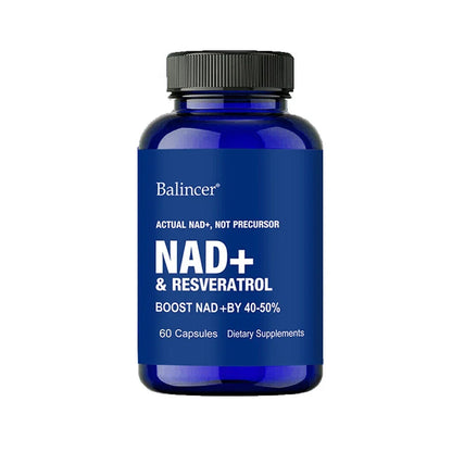 Resveratrol NAD+ Supplement - Support Cellular Health, Stamina & Healthy Aging, Supports DNA Repair and Healthy Metabolism