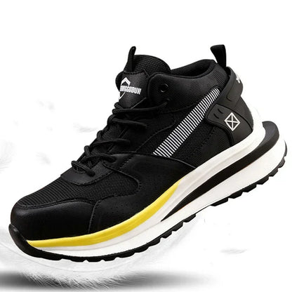 High Quality 2023 Fashion Work Boots Men Anti-puncture Safety Sneakers Steel Toe Cap Indestructible Protective Male Footwear