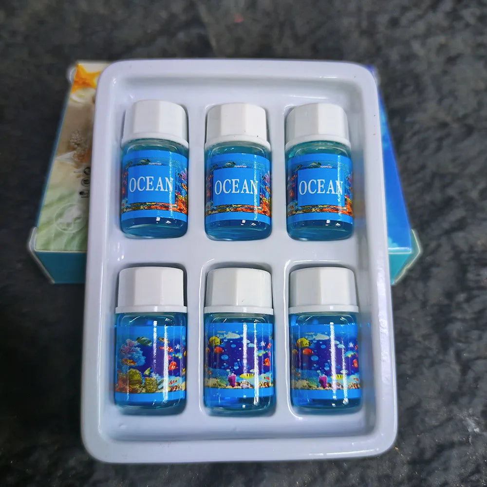 6/12 Boxes 3ml Natural Water Soluble Aromatic Pure Herbal Essential Oils Lavender Jasmine Reed Diffuser Humidifier Aromatherapy