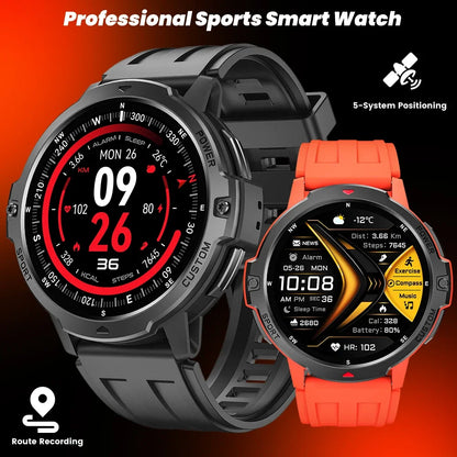 NEW Original Military GPS Smartwatch Fitness Clock 3ATM Waterproof Sports Wrist Smart Watches for Man Woman Luxury 2026 Android